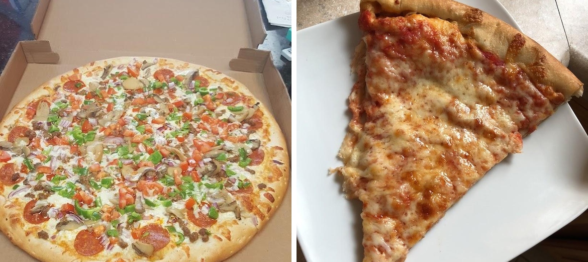 England Pizza Menu